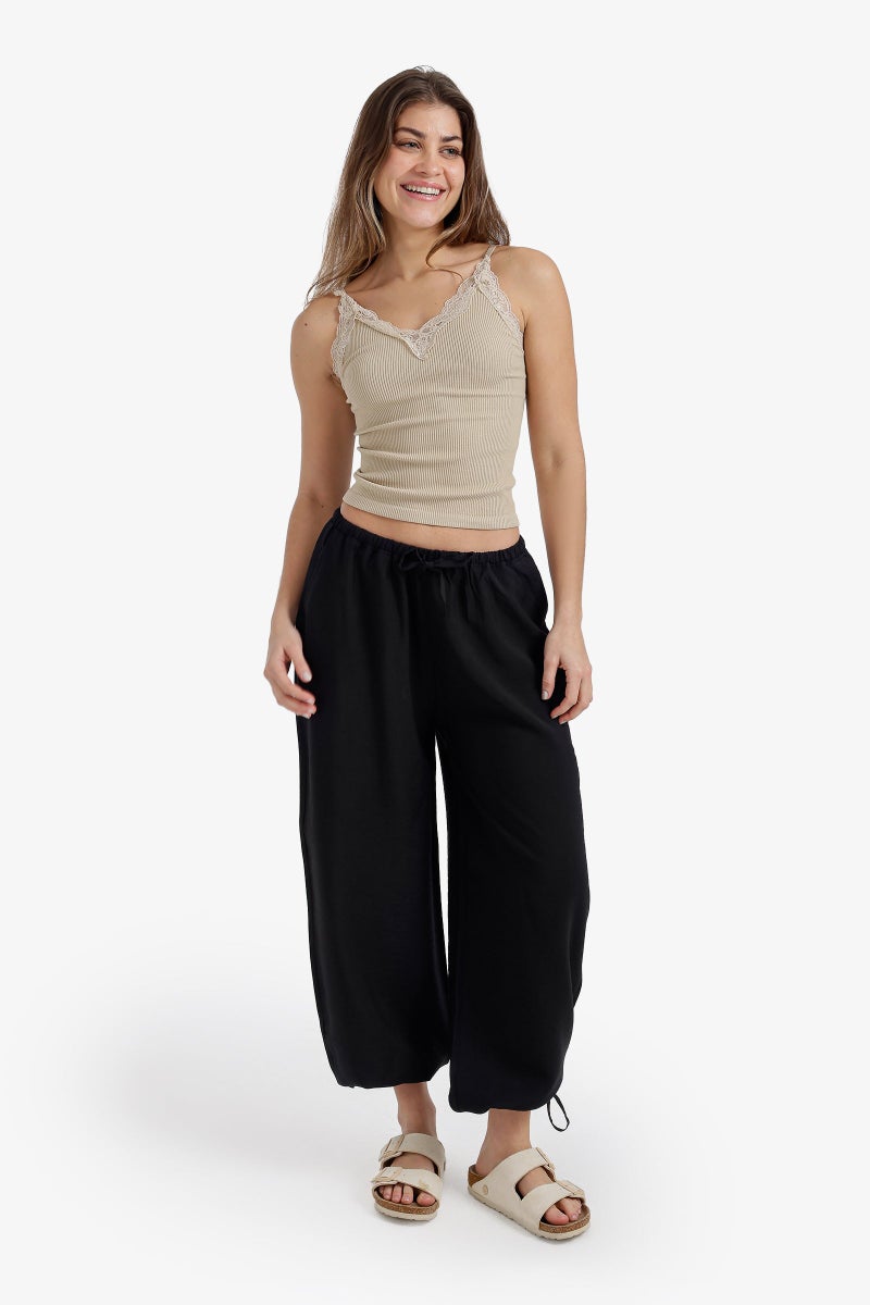 Carina Drawstring Balloon Pants - Image 5